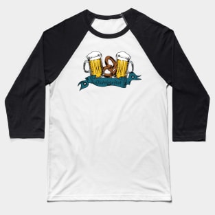 Retro Beer On Oktoberfest Baseball T-Shirt